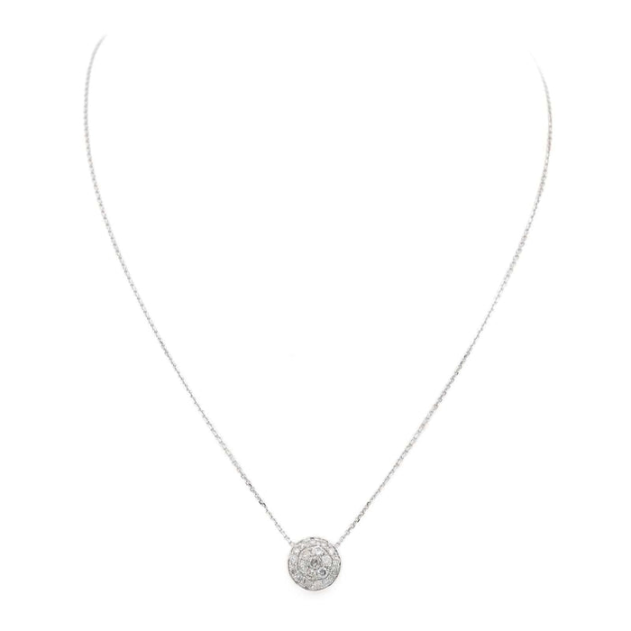 Collier Collier Or blanc Diamant 58 Facettes 1762935CN