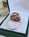 Ring 58 Purple stone signet ring style 58 Facettes 272