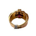 Ring SYNTHETIC RUBY DIAMOND TANK RING 58 Facettes A2548