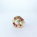 Bague Bague en or rose Perles et Tourmalines 58 Facettes 21231