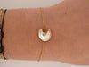 CARTIER mother-of-pearl amulet bracelet xs 15-16 18k yellow gold 58 Facettes 258035