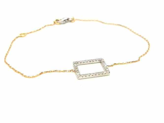 Bracelet Bracelet Graphique Or rose Diamant 58 Facettes 579215RV