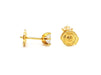 Earrings Stud earrings Yellow gold Diamond 58 Facettes 06429CD