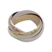 Ring 49 Cartier ring, "Trinity", 3 golds. 58 Facettes 33033