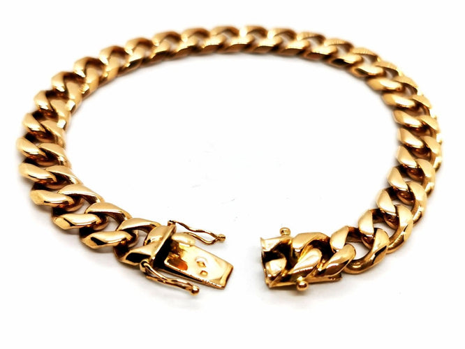 Bracelet Bracelet Maille gourmette Or jaune 58 Facettes 1696336CN