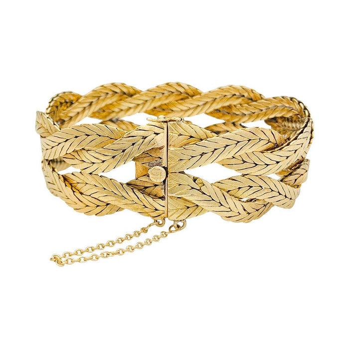 Bracelet Bracelet Buccellati, tresses en or jaune. 58 Facettes 31639