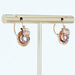 Antique rose gold sleeper earrings with fine pearls 58 Facettes 20-185