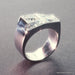 Ring 54 Art Deco Platinum Diamond Ring 58 Facettes 3989
