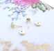 Earrings Aquamarine stud earrings 58 Facettes AA 1528