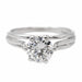 Ring 50 Solitaire Ring White Gold Diamond 58 Facettes 2537614CN