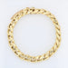 Bracelet Yellow gold bracelet filed bracelet 58 Facettes 21-763
