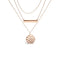 Collier Collier JOIKKA Ivy en Or Rose 750/1000 58 Facettes 60213-55818
