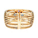 Chanel “San Marco” Cuff Bracelet in pink gold, diamonds and spinels. 58 Facettes 31122