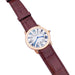 Cartier watch "Ronde Solo" rose gold, leather. 58 Facettes 33432