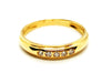Ring 51 Alliance Ring Yellow Gold Diamond 58 Facettes 1292146CN