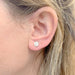 Boucles d'oreilles Puces d'oreilles en or jaune, diamants. 58 Facettes 32737