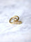 Bague serpent enroulé vintage en or jaune et diamants 58 Facettes