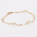 Bracelet Yellow gold bracelet and cultured pearls 58 Facettes CVBR27