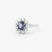 Ring 52 Marguerite Sapphire Diamond Ring 58 Facettes