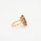 Bague 46 Bague Or jaune, quartz rose 58 Facettes