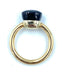 Ring 53 POMELLATO. Nudo collection, 2 gold and garnet ring 58 Facettes