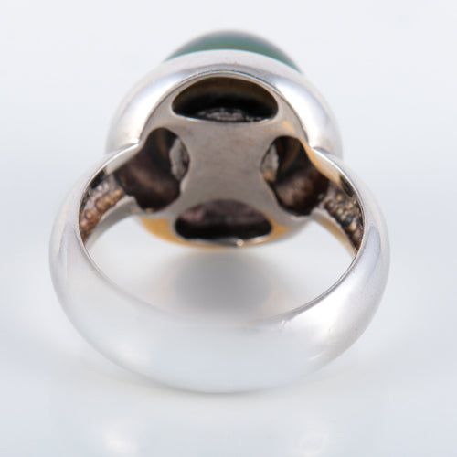 Bague 53 Bague Perle grise 58 Facettes C23