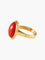 Bague Bague Ancienne Or Jaune et Corail 58 Facettes