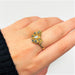 Ring 61 Butterfly Ring Opal Sapphires Yellow Gold 58 Facettes 20400000616