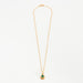 Green Agate Necklace Yellow Gold 58 Facettes