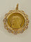 Pendentif Grande Médaille En Or Au Profil De La Vierge 58 Facettes 695919
