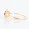 Bague 58 Bague or jaune, rubis et diamants 58 Facettes
