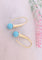 Boucles d'oreilles Boucles d'oreilles pendantes Turquoise 58 Facettes AA 1482