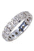 Bague Alliance or blanc, diamants 58 Facettes 064141