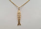 Collier Collier pendentif poisson en Or jaune 58 Facettes