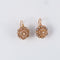 Boucles d'oreilles Paire de dormeuses anciennes, serties de perles 58 Facettes