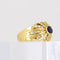 Bague 52 Bague jonc saphir diamants 58 Facettes Bag.Soleil