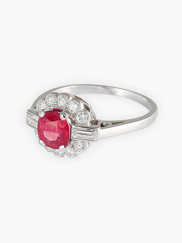 Bague 52 Bague Rubis et Diamants 58 Facettes