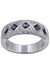 Ring 55 ART-DECO STYLE SAPPHIRE AND DIAMOND RING 58 Facettes 057751