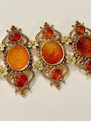 Bracelet Bracelet Intailles Sur Cornaline 58 Facettes 1042330