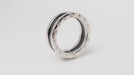 Ring 56 Bulgari Silver Ceramic Ring 58 Facettes 32445