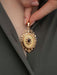 Pendant Vintage garnet pendant and fine pearls 58 Facettes 766
