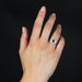 Ring 55 Art deco amethyst and diamond ring 58 Facettes 23-229