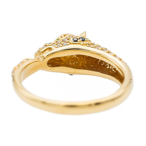 Bague 51 Bague Panthère Or jaune Diamant 58 Facettes 2737222CN