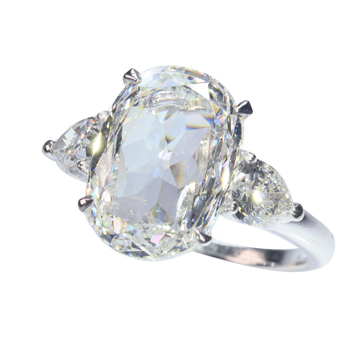 Bague 52 Bague diamant ovale 4,03 ct 58 Facettes 22294-0064