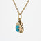 Pendentif Pendentif scarabée or jaune émail turquoise 58 Facettes 21-791A