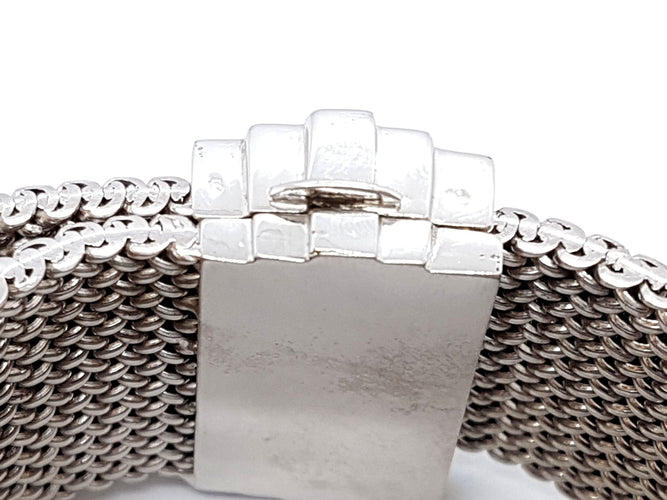 Bracelet Bracelet Manchette Or blanc Diamant 58 Facettes 05771CD