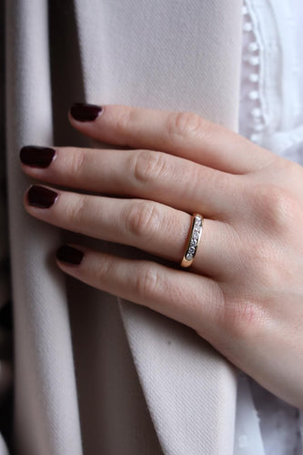 Bague 54 Bague Alliance Or jaune Diamant 58 Facettes 1831804CN