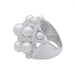 Ring 56 Chanel ring, Baroque, white gold, diamonds, cultured pearls. 58 Facettes 32342