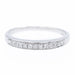 Bague 54 Bague Alliance Or blanc Diamant 58 Facettes 2294373CN