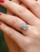 Bague Bague Art-Déco en or, platine et diamants 58 Facettes J128